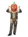 Pumpkin Scarecrow Reaper Costume, All in One &amp; EVA Mask