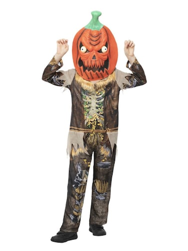 Pumpkin carecrow Reaper Cotume, All in One &amp; EVA Mak