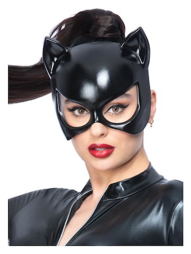 Fever Black Cat Eyemask on Elastic