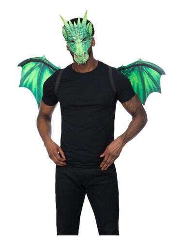 Green Dragon Kit w/Mask &amp; Wings