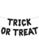 Trick or Treat Foil Balloon Letter Garland with Ribbon