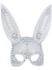 Fever Silver Jewel Bunny Mask on Elastic