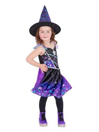 Starry Night Witch G Costume Dress &amp; Hat
