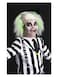 Beetlejuice Wig, with Fabric Bald Head
