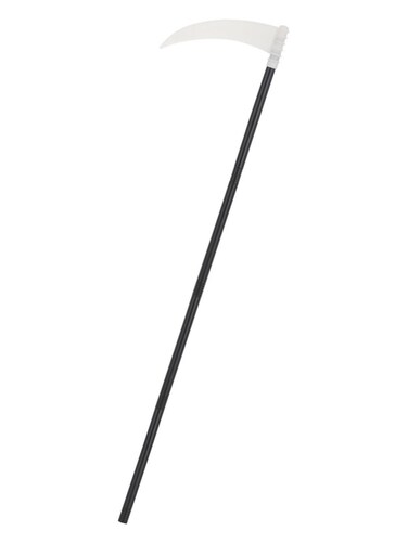 Light Up Green LED Scythe Adjustable 100cm/39&rdquo;