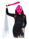 Ladies Pink Hockey Mask &amp; Machete Kit