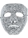 Jewelled Robot Mask Silver