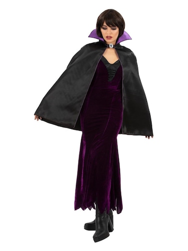 Dark Fairy Cape with Collar Adult