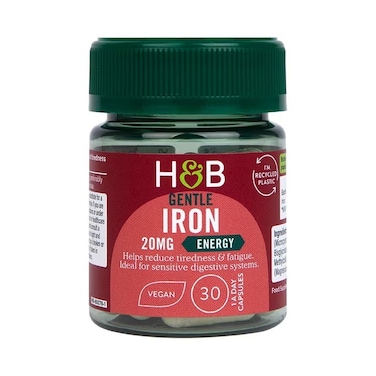 H&amp;B Gentle Iron 20Mg Capsules 30S