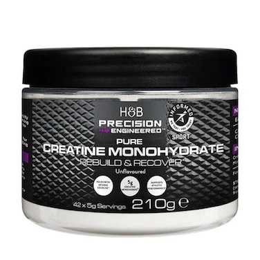 H&amp;B Precision Engineered Pure Creatine Monohydrate 210G