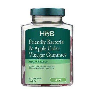 H&amp;B Friendly Bacteria &amp; Apple Cider Vinegar Gummies 30S