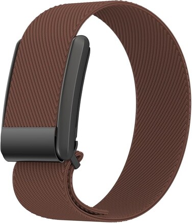 SPECTON Nylon Replacement Band Compatible with Whoop 4.0 Band   3.0 Stylish &amp; Affordable Replacement Strap   Comfortable &amp; Easy to Use Wristband - BROWN