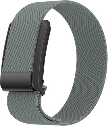 SPECTON Nylon Replacement Band Compatible with Whoop 4.0 Band   3.0 Stylish &amp; Affordable Replacement Strap   Comfortable &amp; Easy to Use Wristband - BLUE GRAY