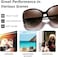 FEISEDY Women Oversized Polarized Sunglasses Ladies Large Shades Classic Fox Sunglasses B2730