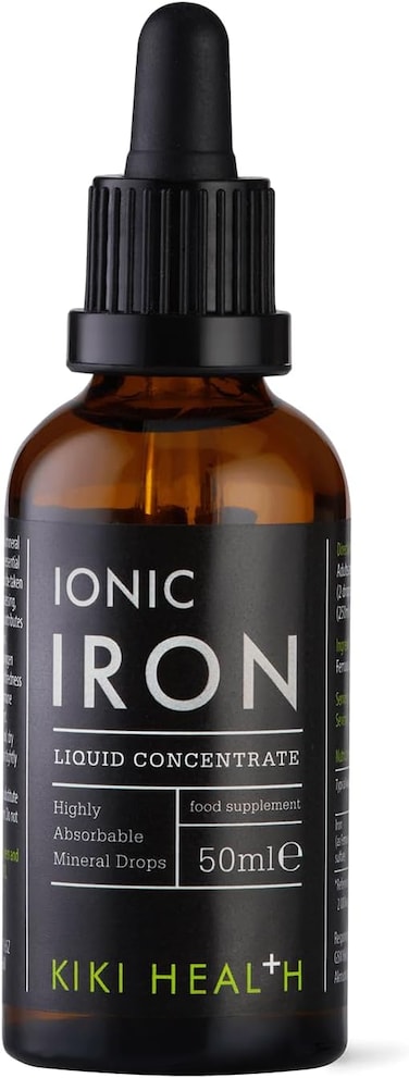 Kiki Health Ionic Iron Liquid Concentrate, 50ml, Highly Absorbable For Optimal Mineral Balance, 100% Natural Minerals Extracted