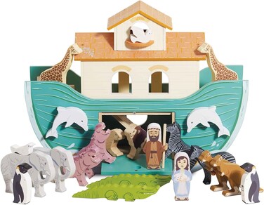 Le Toy Van-Pretend Play Educational Wooden Ark Role Play Toy Suitable For A Boy Or A Girl 3 Years Old Or Older