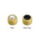 Caflon Singles Cabachon Gold Plated Earring   Assorted Stone Color