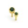 Caflon Singles Birth Stone Mini May Gold Plated Earring