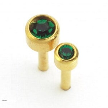 Caflon Singles Birth Stone Mini May Gold Plated Earring