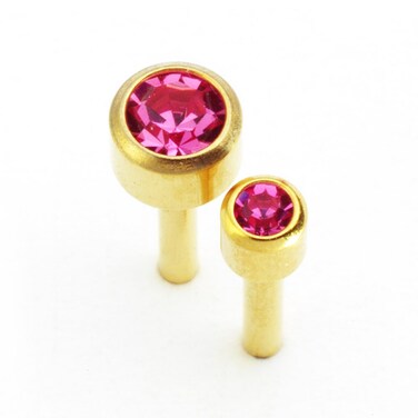 Caflon Singles Birthstone   Mini Rose Gold Plated Earring