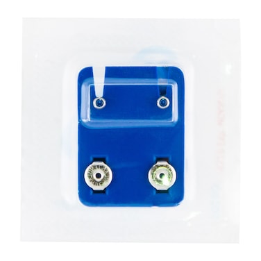 Caflon Singles Birthstone   Mini Sapphire White Stainless Earring