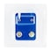 Caflon Singles Birthstone   Mini Sapphire White Stainless Earring
