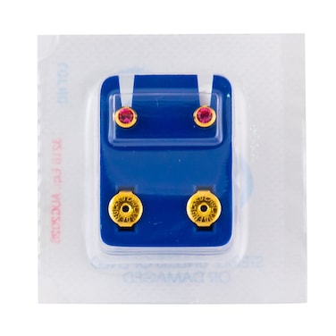 Caflon Singles Birthstone   Rose Gold Plated Earring