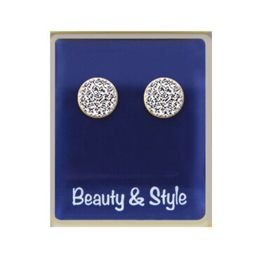 Caflon Young Sense Gold plated Large   Crystal Earring
