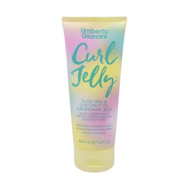 Umberto Giannini Mini Curls Scrunching Jelly 200ml   95% Natural Curl Defining Gel for Kids   Anti-Frizz, Adds Bounce &amp; Shine   Aloe Vera &amp; Coconut Oil   6 Months+   Vegan