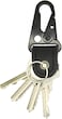 True Utility KeyBiner Shackle Keychain, Military-Style Carabiner with Genuine Cowhide Leather Strap, Holds 1&ndash;4 Keys, Secure Split Ring Key Holder, Compact EDC Key Organizer - TRU-901