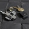 True Utility Locklip Micro Keychain Clip, Mini Locking Carabiner, Aircraft-Grade Anodized Aluminum, 70kg Strength, Spring Release EDC Clip for Keys &amp; Gear &ndash; TRU-904