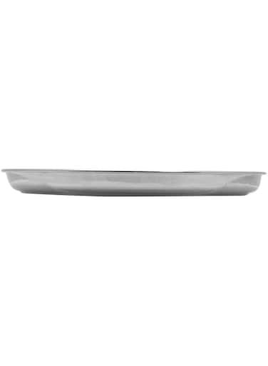 RAJ STAINLESS STEEL SILVER TOUCH THALA DINNER PLATE, 55 CM , SILVER, STT024, SERVING PLATTER , SERVEWARE , SERVING PLATE , RICE PLATE