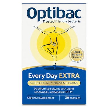 Optibac Every Day Extra Probiotic Capsules, Pack of 30&rsquo;s