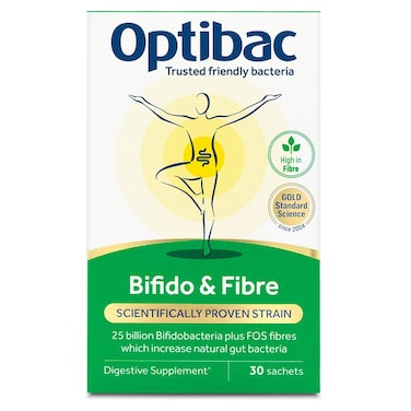 Optibac Bifido And Fibre Probiotics Sachets 30&#39;s