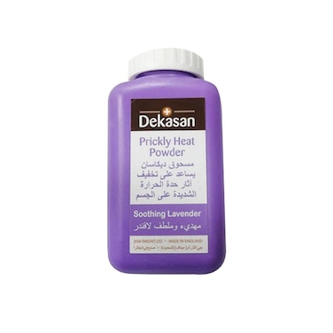 DEKASAN  PRICKLY HEAT POWDER SOOTHING LAVENDER 100G