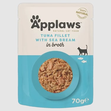 Applaws Tuna Fillet With Sea Bream Wet Cat Food 70G