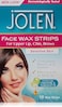Jolen Sensitive Skin Facial Strip Wax (16 Strips), (Pack of 1)