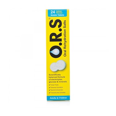 ORS Lemon Soluble Tablets 24's