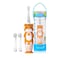 Brush-Baby Wildones Kids Electric Rechargeable Toothbrush, 1 Handle, Brush Head, USB Charging Cable, For Ages 0-10 (Tiger)