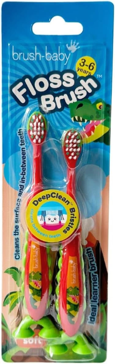 Brush-Baby Kids Flossbrush 3-6 Yrs