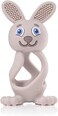 Brush-Baby - Bobbie Bunny Teether Toy, Cappuccino Grey - Fun, Engaging, Sensory Teething Toy For Babies 0-3 Years - BPA Free, Soft Silicone - For Gum Relief &amp; Oral Development