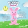Brush-Baby - Bobbie Bunny Teether Toy, Rose Pink - Fun, Engaging, Sensory Teething Toy For Babies 0-3 Years - BPA Free, Soft Silicone - For Gum Relief &amp; Oral Development