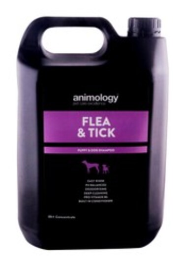 Aminology Flea and Tick Puppy &amp; Dog Shampoo -5L