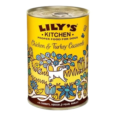 Lily's Kitchen Chicken &amp; Turkey Casserole Wet Dog Food  - 400G