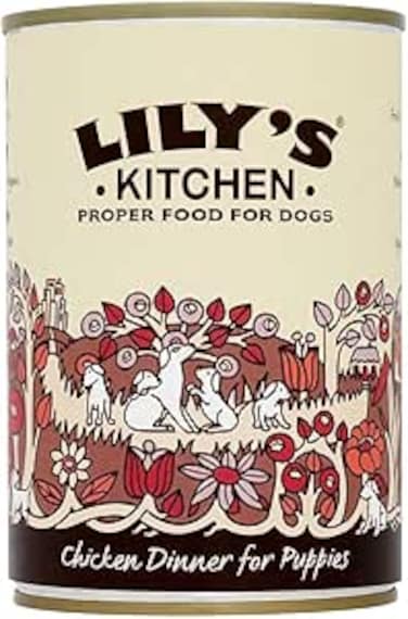 Lilys Kitchen Chicken Recipe Puppy Food (400g, Pack of 6)