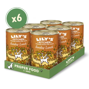Lily's Kitchen Sunday Lunch Wet Dog Food 400G Pack of 6
