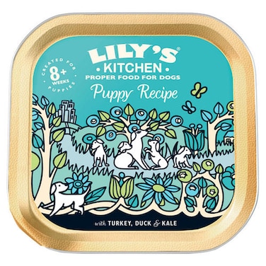 Lily's  Kitchen Turkey &amp; Duck Recipe Puppy Food (150g) Pack  of  12