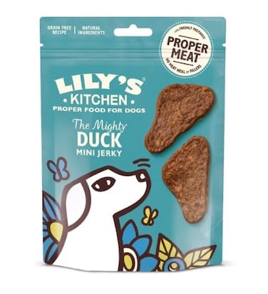 Lilys Kitchen the Mighty Duck Mini Jerky Grain Free Dog Treats