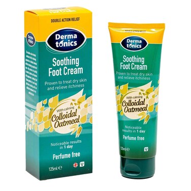 Dermatonics Soothing Foot Cream With Calming Colloidal Oatmeal 125ml