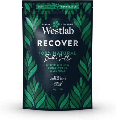Westlab's Recover Epsom Salts With White Willow &amp; Eucalyptus 1Kg